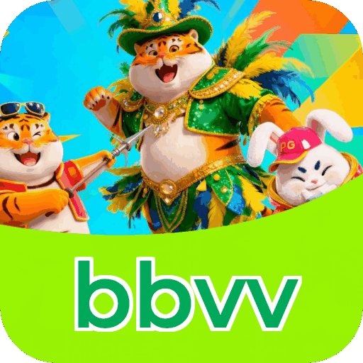 Interface do aplicativo bbvv mostrando jogos disponíveis no iOS e Android